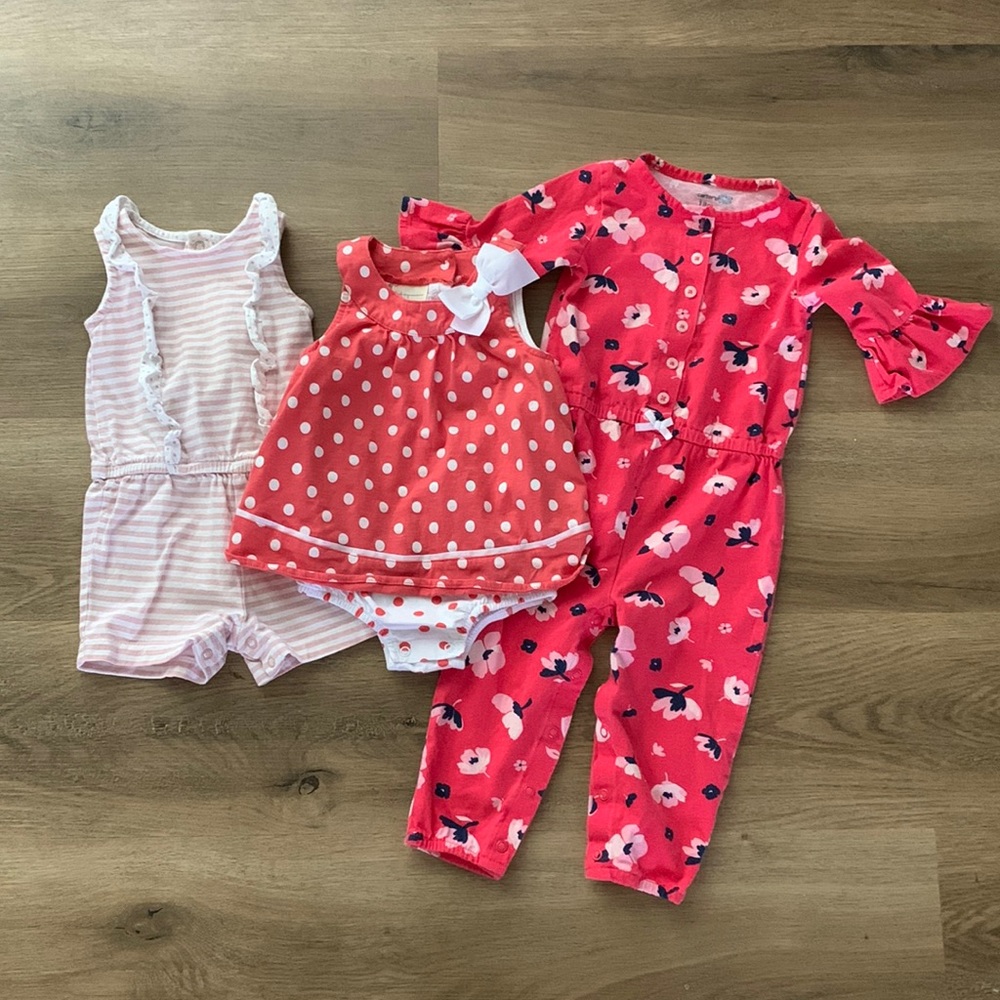 Carter’s Toddler Girl Romper Bundle